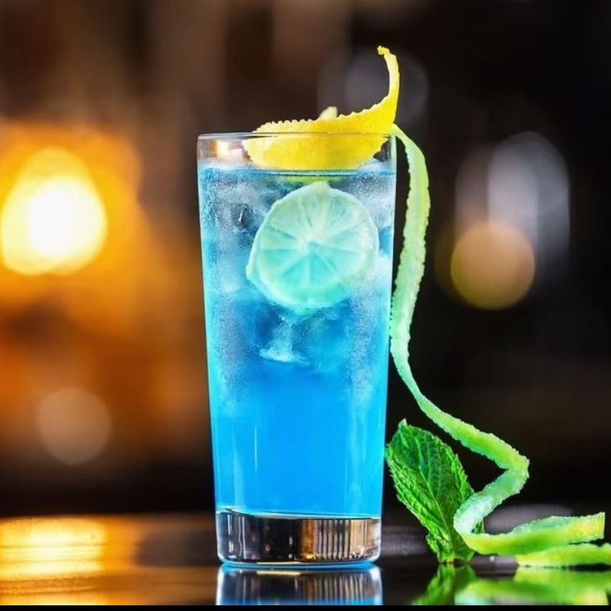 Blue Lagoon is a vodka-based cocktail recipe

Ingredients:

30 ml of vodka
30 ml of Blu Curacao liqu